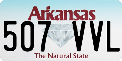 AR license plate 507VVL