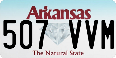 AR license plate 507VVM