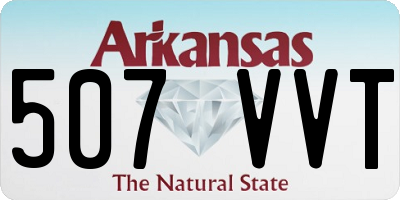 AR license plate 507VVT
