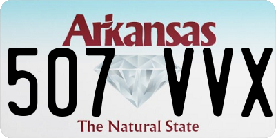 AR license plate 507VVX