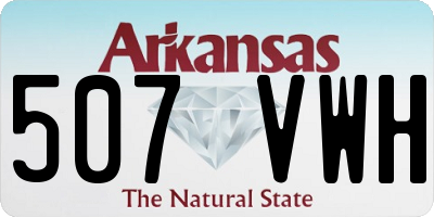 AR license plate 507VWH