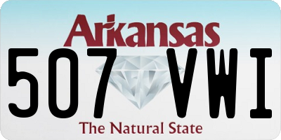 AR license plate 507VWI