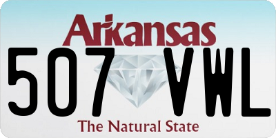 AR license plate 507VWL