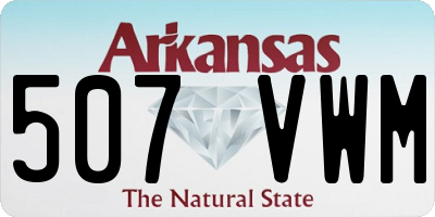 AR license plate 507VWM