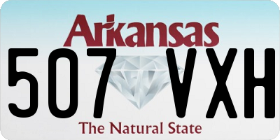 AR license plate 507VXH