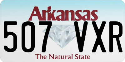 AR license plate 507VXR