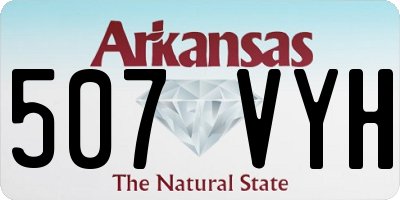 AR license plate 507VYH