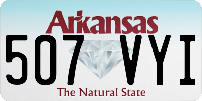 AR license plate 507VYI