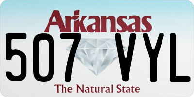 AR license plate 507VYL