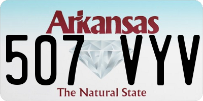 AR license plate 507VYV
