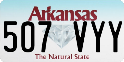 AR license plate 507VYY