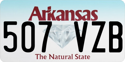 AR license plate 507VZB