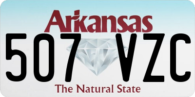 AR license plate 507VZC