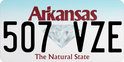 AR license plate 507VZE