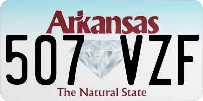 AR license plate 507VZF