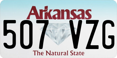 AR license plate 507VZG