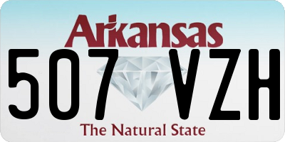 AR license plate 507VZH