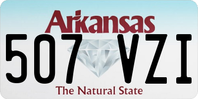 AR license plate 507VZI