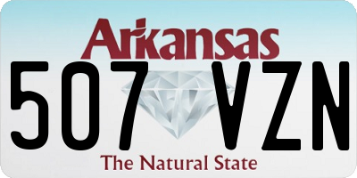 AR license plate 507VZN