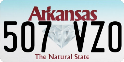 AR license plate 507VZO