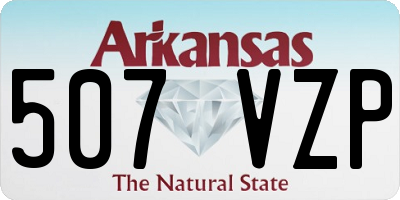 AR license plate 507VZP