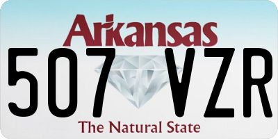 AR license plate 507VZR