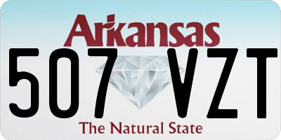 AR license plate 507VZT