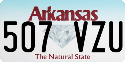 AR license plate 507VZU