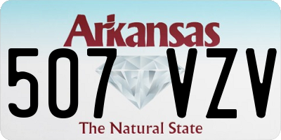 AR license plate 507VZV