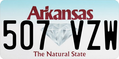 AR license plate 507VZW