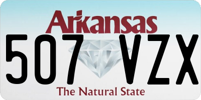 AR license plate 507VZX