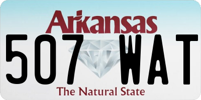 AR license plate 507WAT