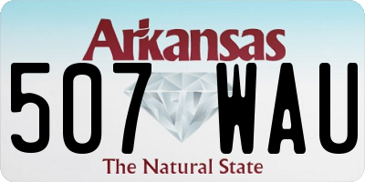 AR license plate 507WAU