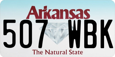 AR license plate 507WBK