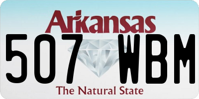AR license plate 507WBM