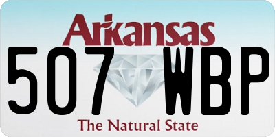 AR license plate 507WBP