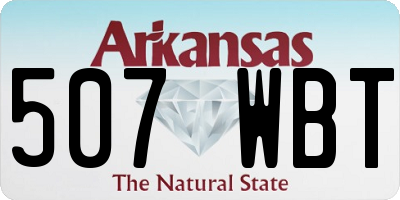 AR license plate 507WBT