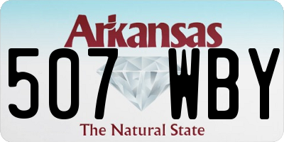 AR license plate 507WBY