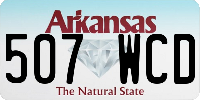 AR license plate 507WCD