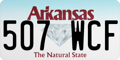 AR license plate 507WCF