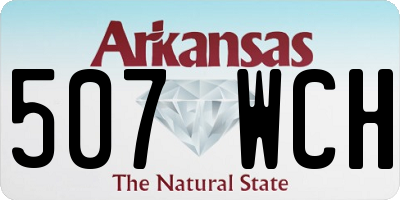 AR license plate 507WCH