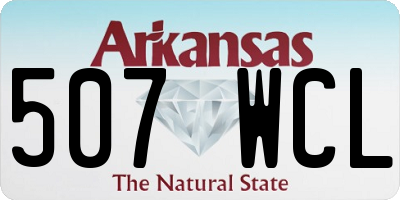 AR license plate 507WCL