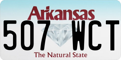 AR license plate 507WCT