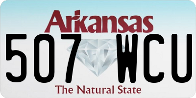 AR license plate 507WCU