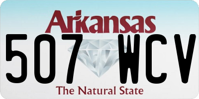 AR license plate 507WCV