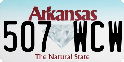 AR license plate 507WCW
