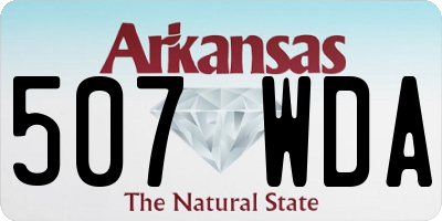 AR license plate 507WDA
