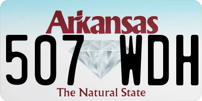 AR license plate 507WDH