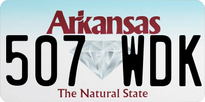 AR license plate 507WDK