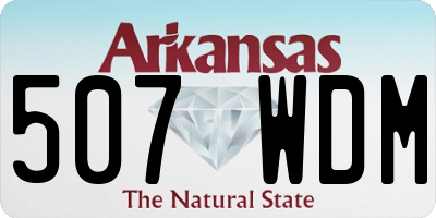 AR license plate 507WDM